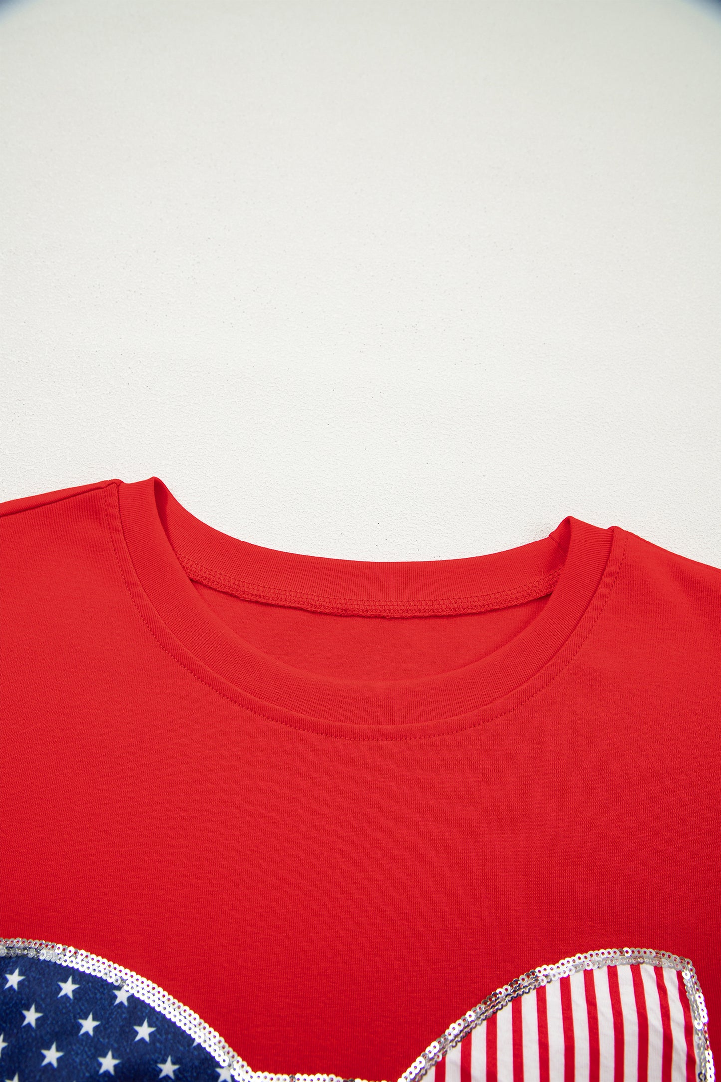 Red USA Bow T Shirt Dress Flag Day Independence