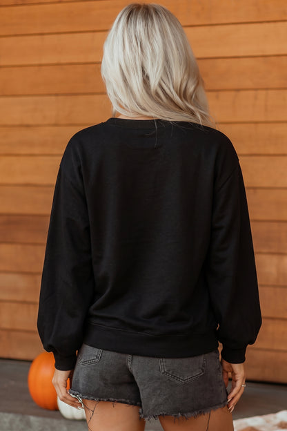 Chenille Spooky Season Halloween Crewneck Sweatshirt