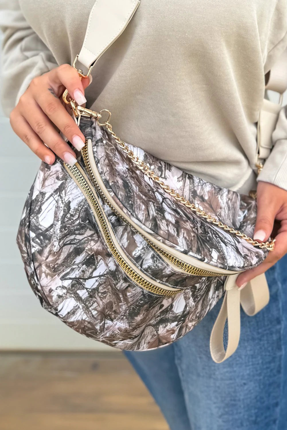 Trendy Camouflage Crossbody Shoulder Bag for Women