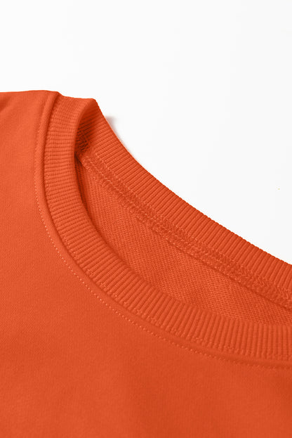 Customizable Varsity Stripe Sleeve Sweatshirt Dress Game Day