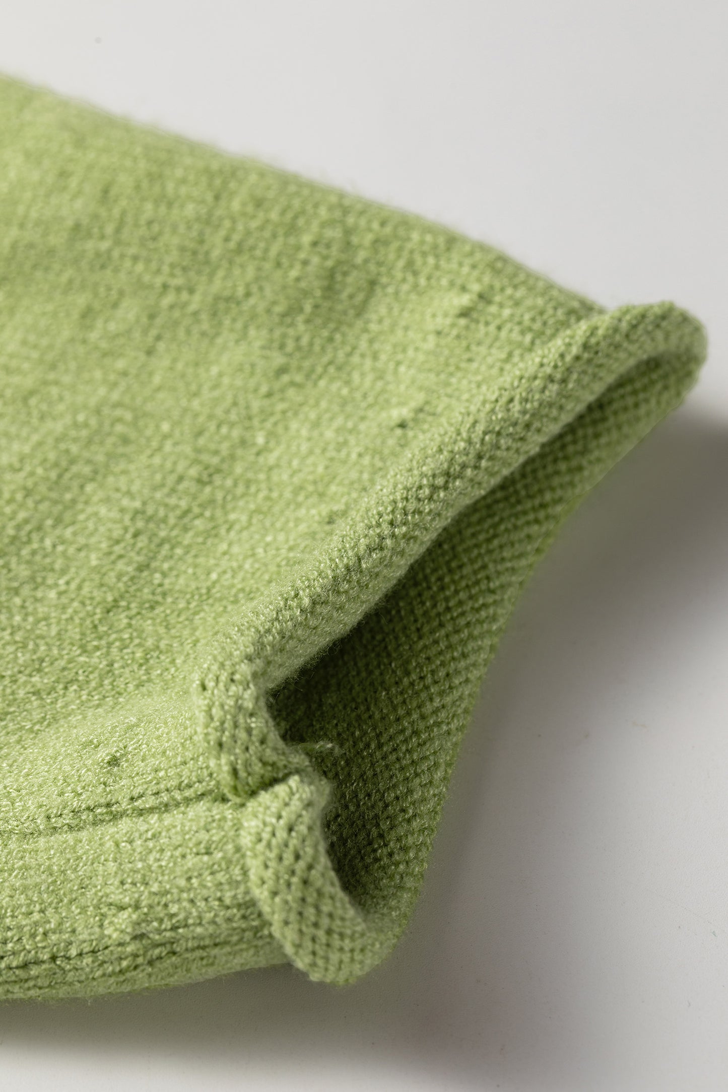 Meadow Mist Green Fish Graphic Oversized Knit Sweater