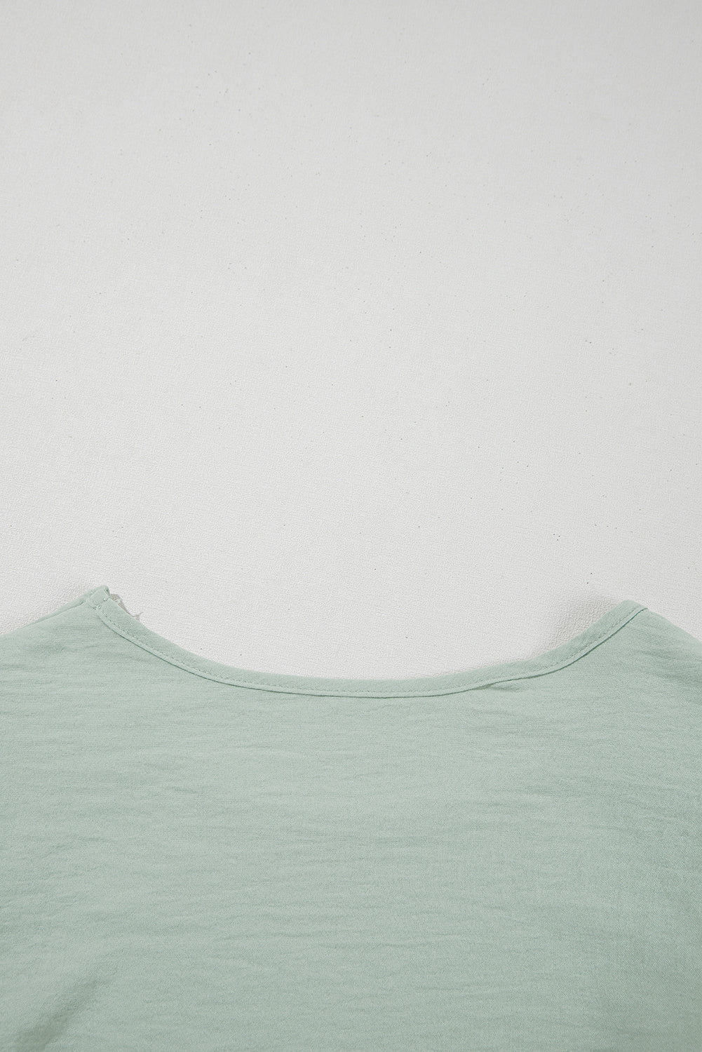 Clearly Aqua Ruffle Sleeve Summer Casual Blouse Top