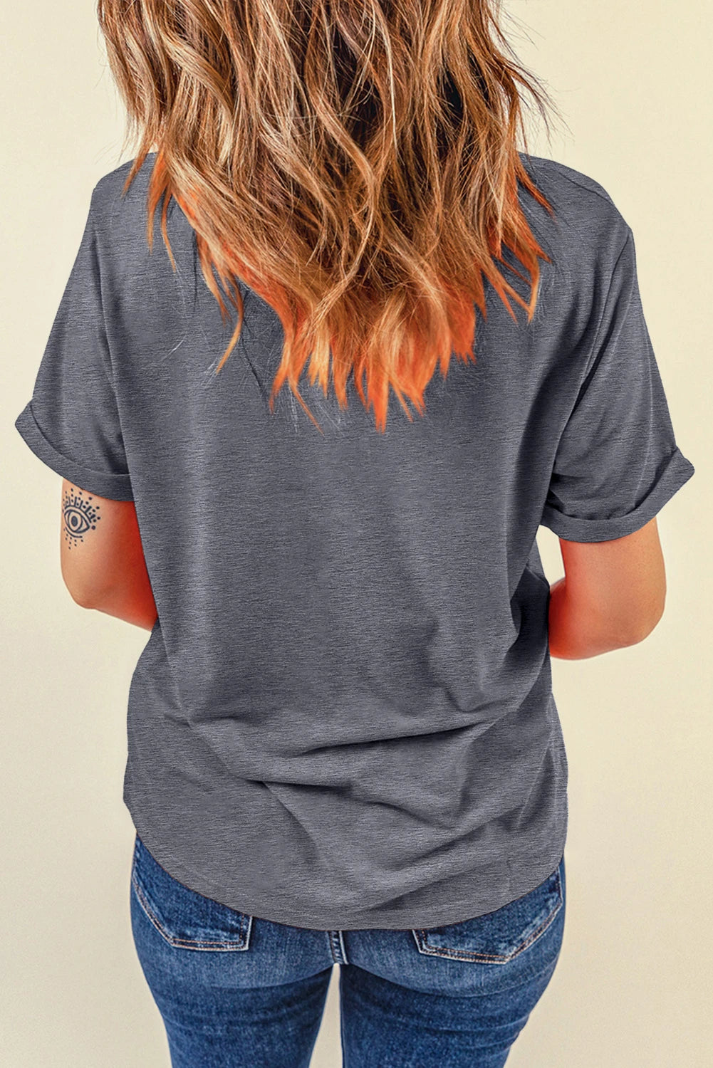 4th of July USA Graphic Oversized Patriotic Tee
