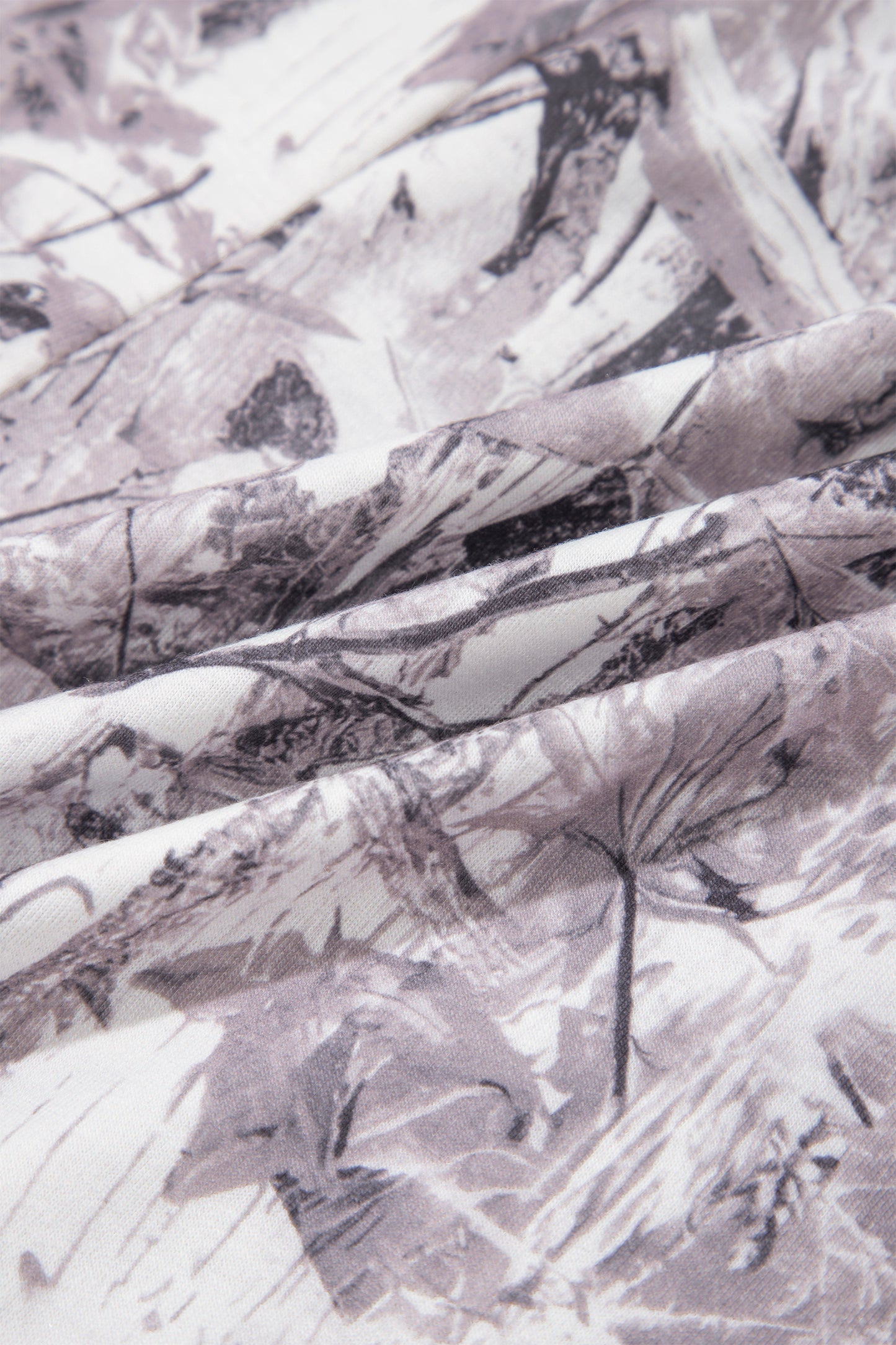 Khaki Western Camo Print Drawstring Active Lounge Shorts