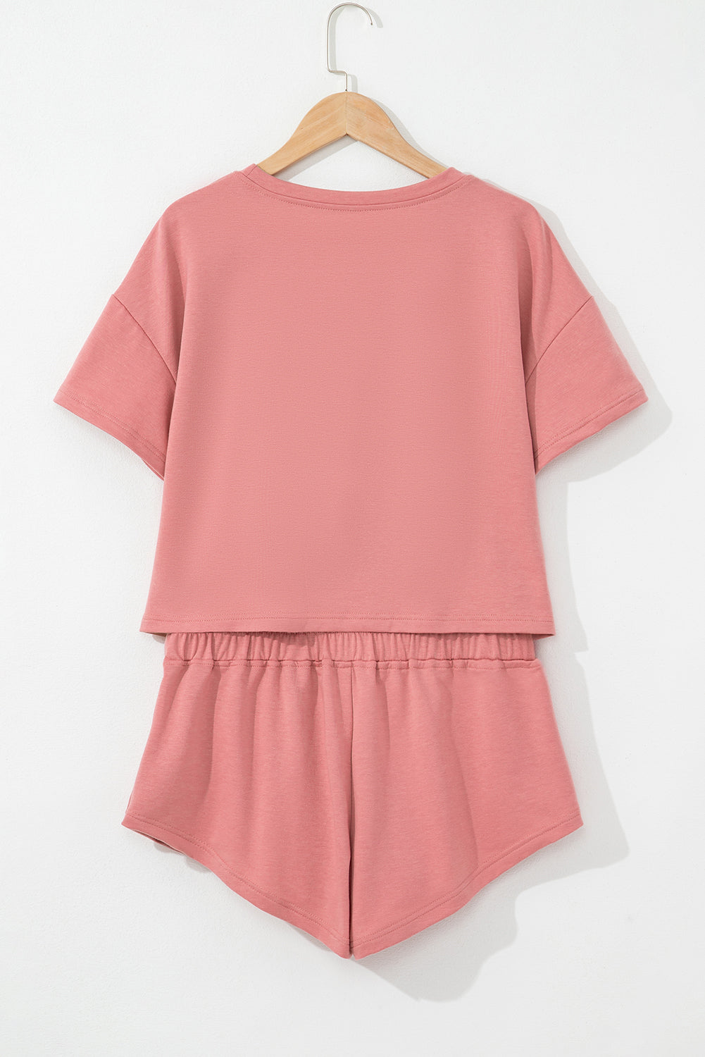 Cropped Tee Ruffle Skort 2 Piece Lounge Set Summer