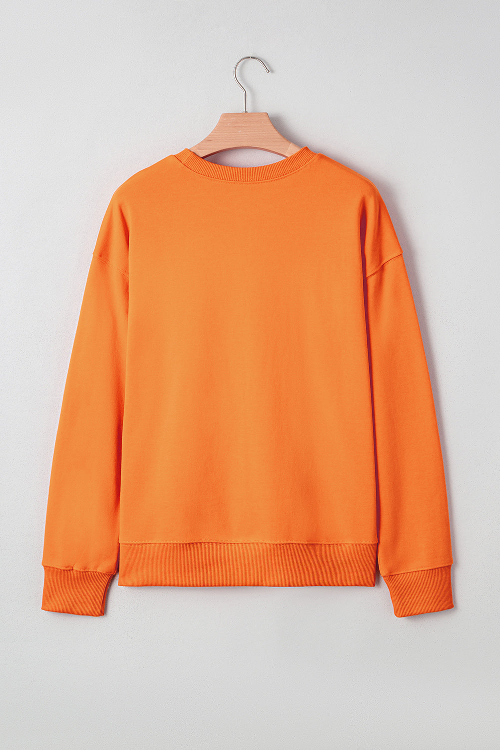 Spooky Graphic Halloween Crew Neck Sweatshirt