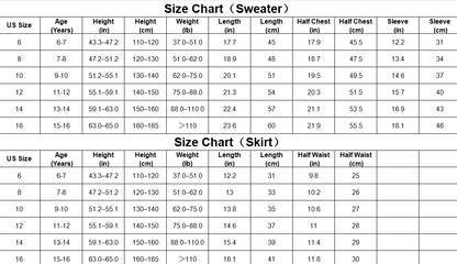 Fall Girls Argyle Knit Set – Sweater & Ruffle Skirt Outfit