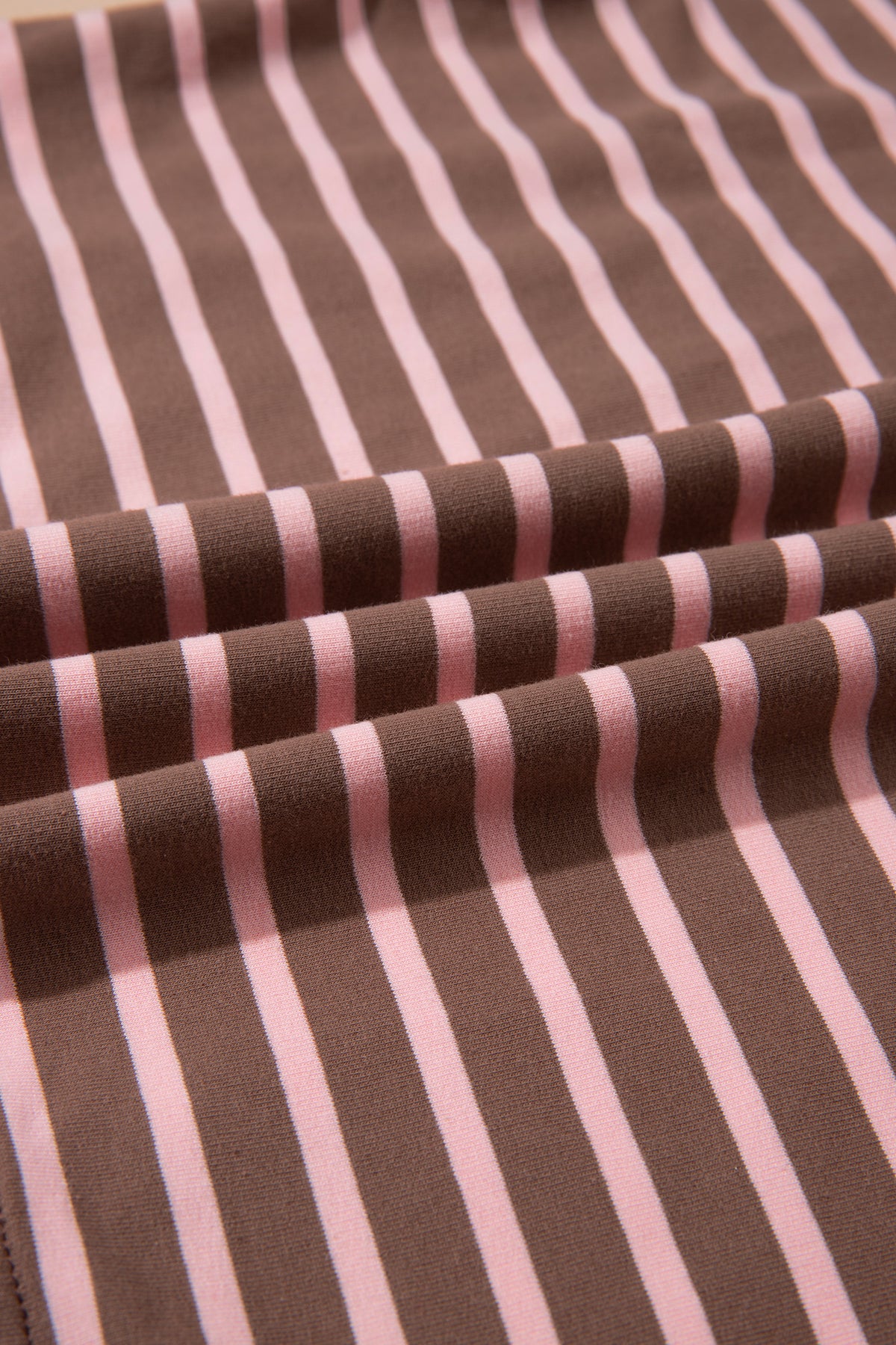 Women's Preppy Striped Collared Drawstring 2-Piece Set