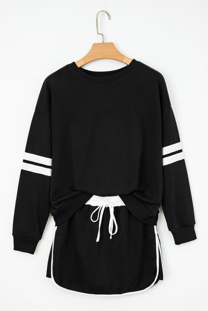 Orange Game Day Varsity Sweatshirt & Skort Set