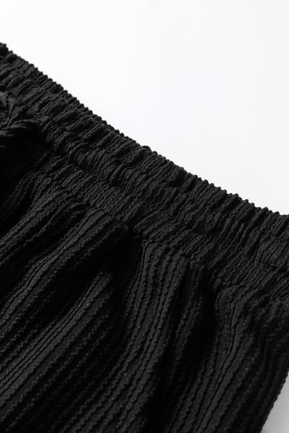 JOLLY Ribbed Knit Long Sleeve Top and Pants Set