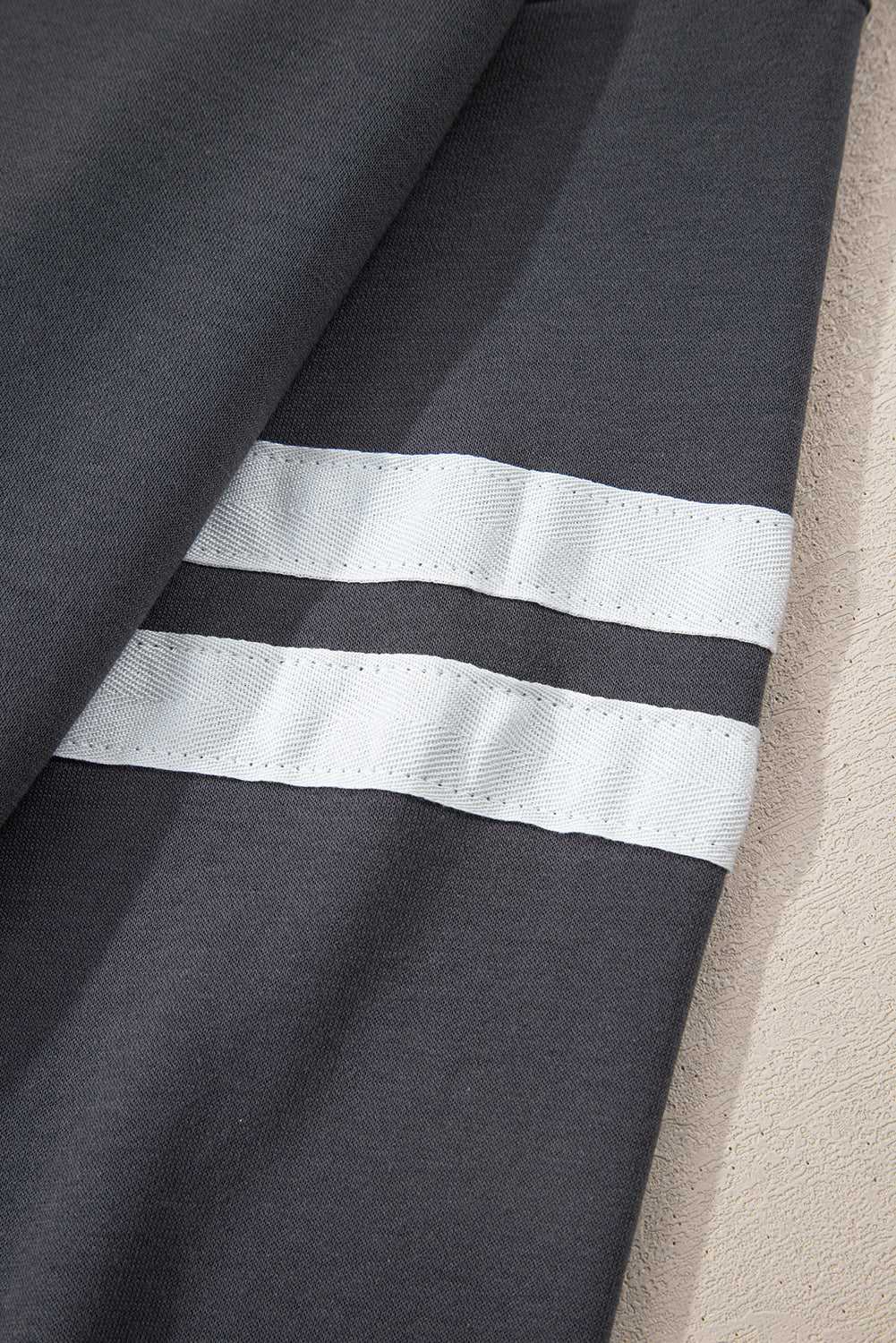 Varsity Stripe Drop Shoulder Oversized Women’s Sweatshirt