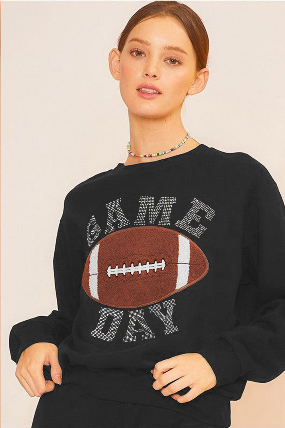 Game Day Football Graphic Pullover Shorts Lounge Set