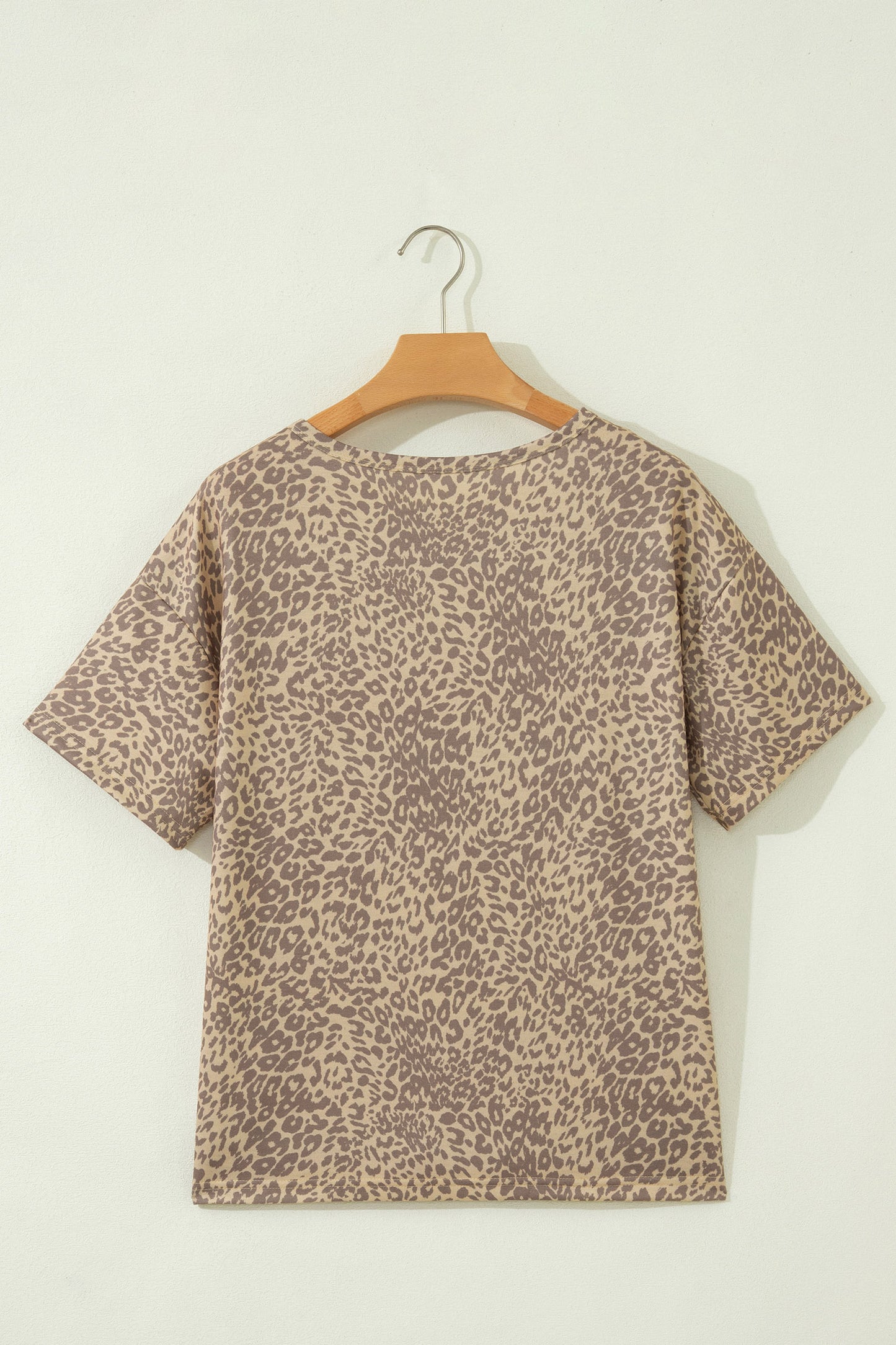 Leopard Star Patch Studded Oversized Western Graphic Tee