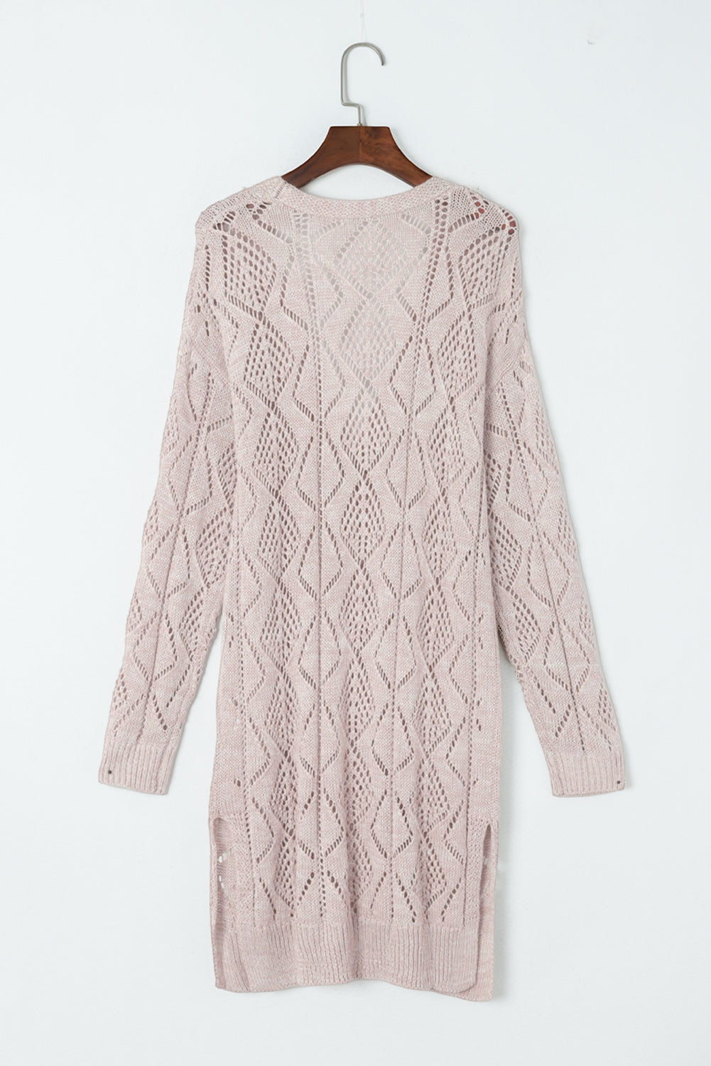 Hollow-out Openwork Knit Cardigan