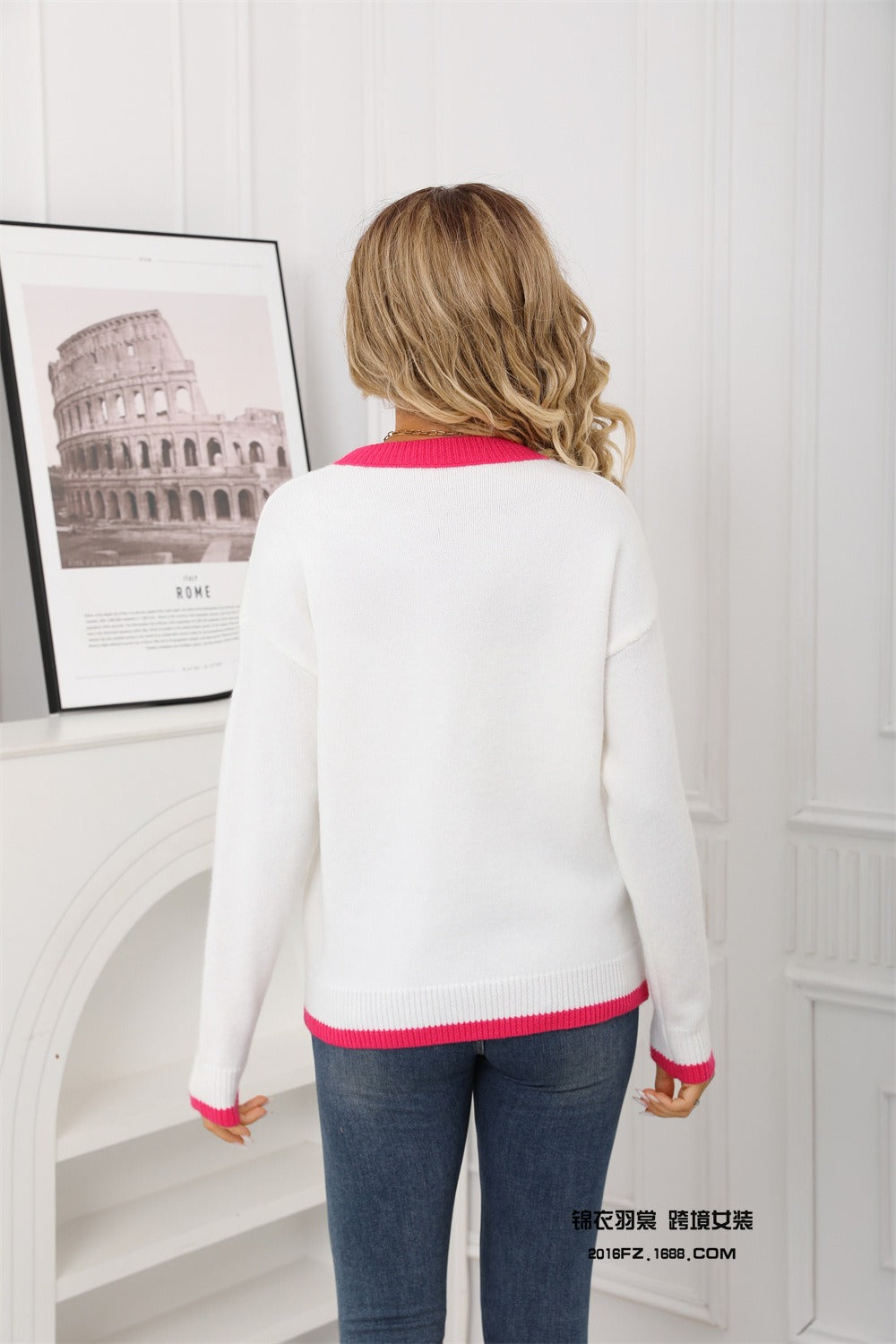 Cute Strawberry Knit Sweater – Valentine’s Day Pullover