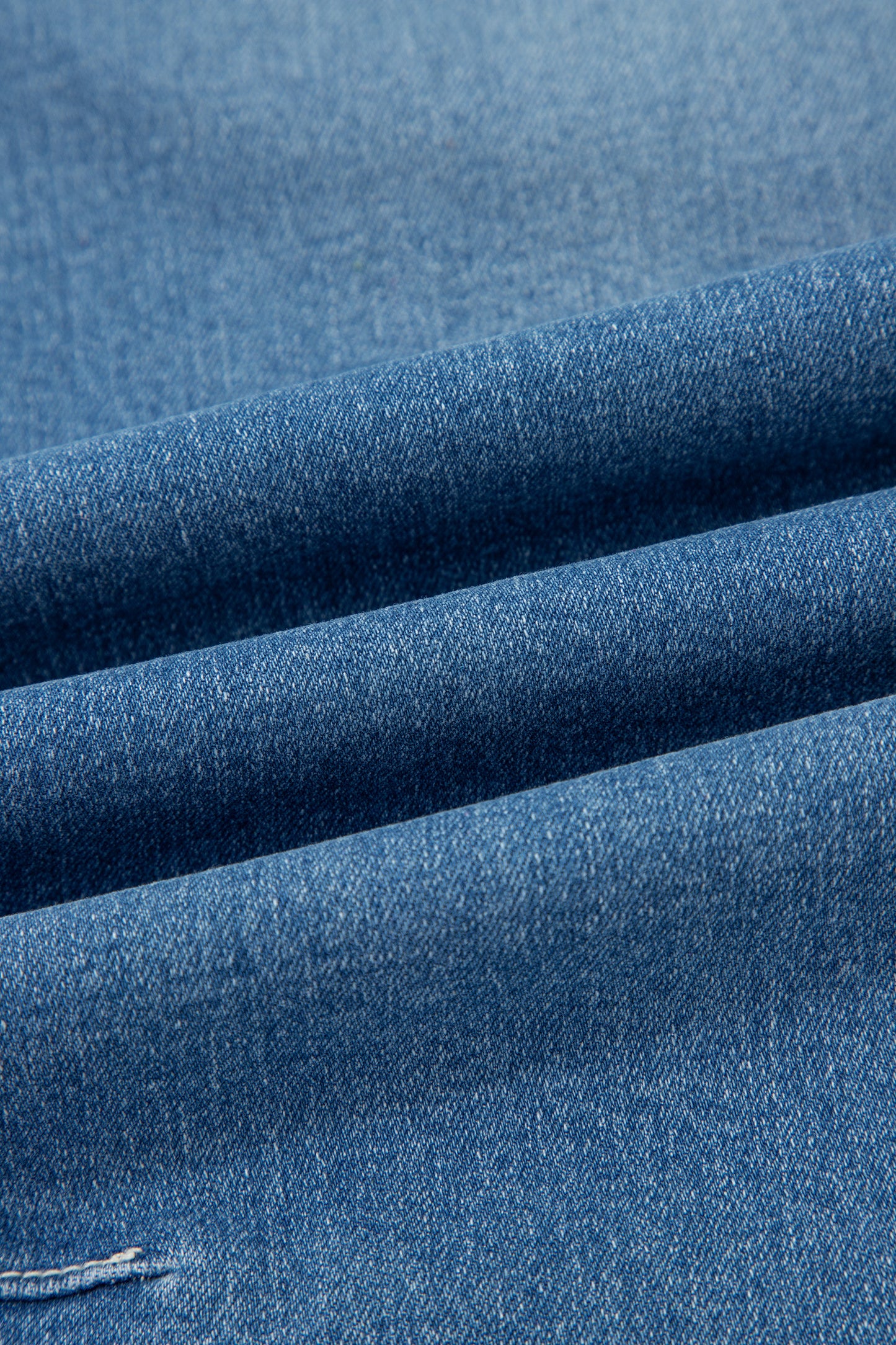 High Rise Seamed Cuffed Barrel Leg Jeans
