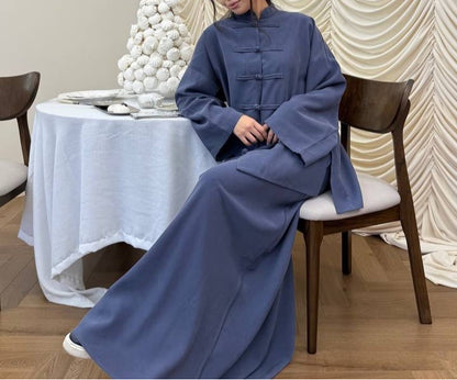 Modest Two Piece Set Blouse and Maxi Skirt