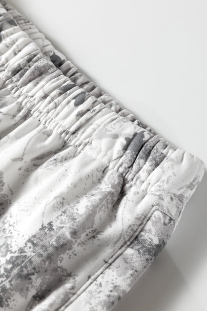 Women’s Light Grey Camo Hoodie & Sweatpants Lounge Set