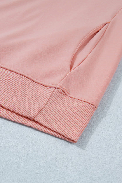 High Neck Cap Sleeve Loose Casual Top
