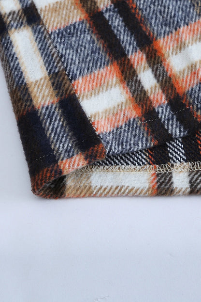 Plaid Button Down Oversized Shacket