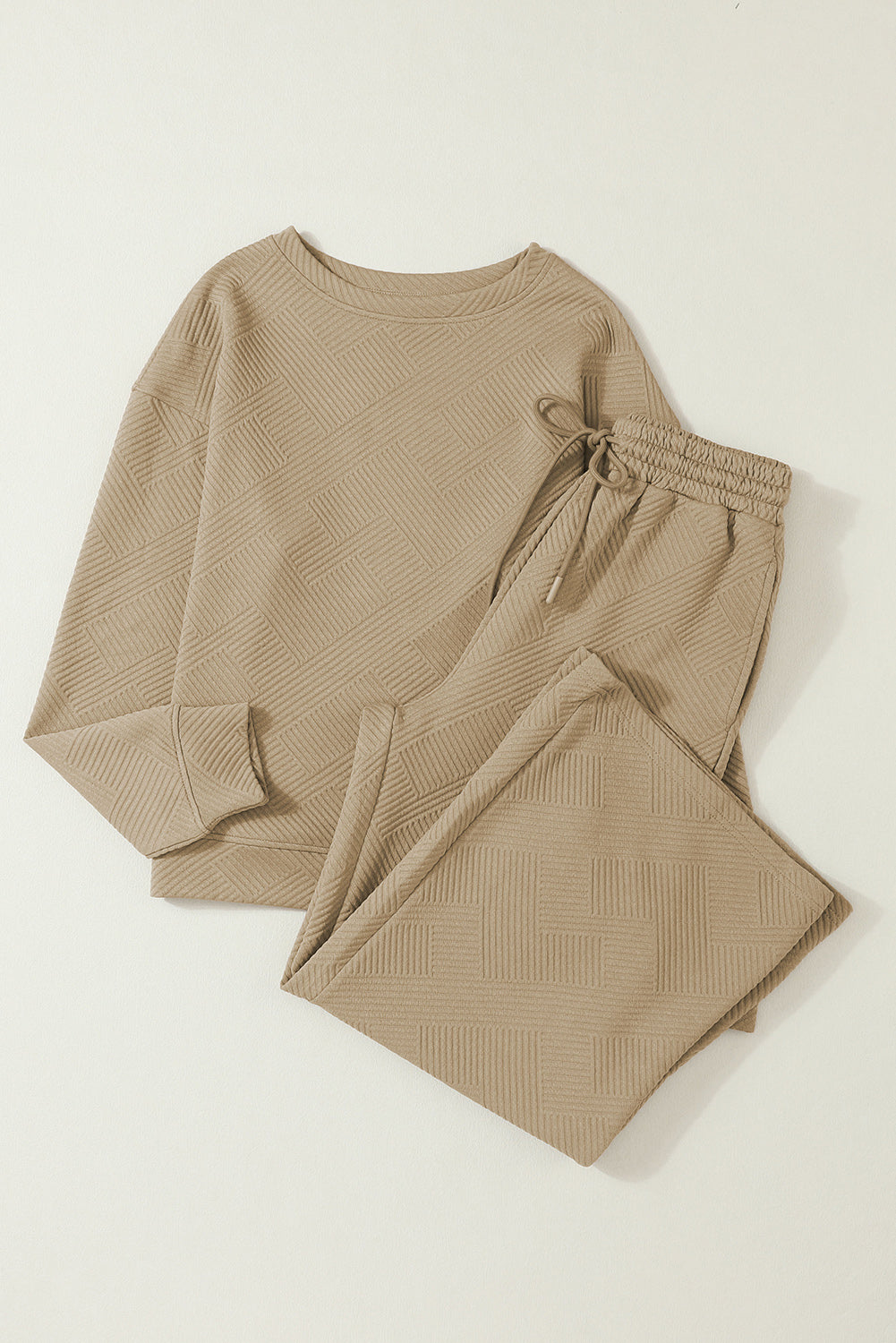 Dahlia Ultra Loose Textured 2pcs Slouchy Outfit