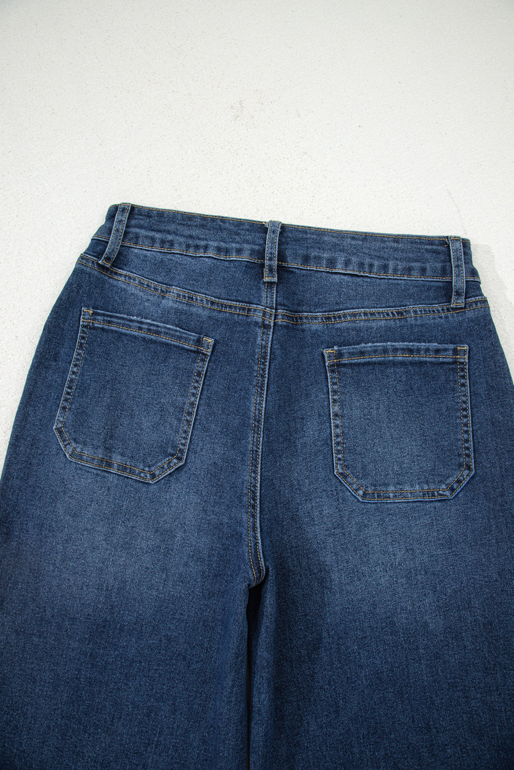 Breen Cropped High Rise Wide Leg Denim Pants