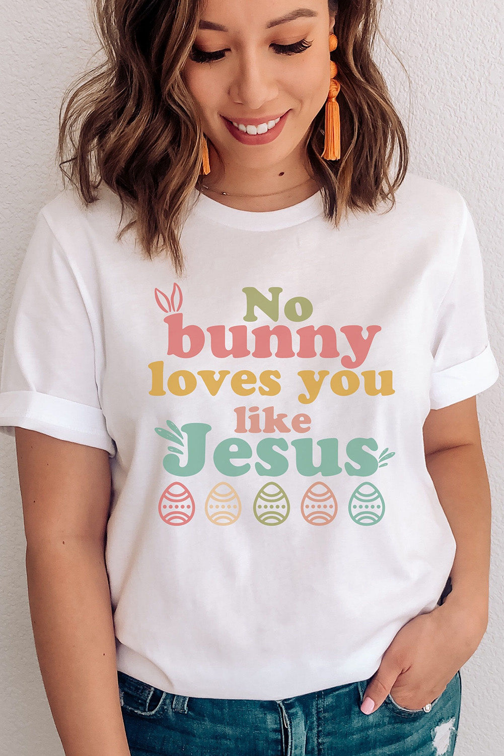 No Bunny Loves You Like Jesus Easter Tee