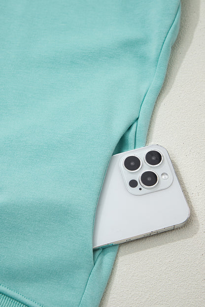 High Neck Cap Sleeve Loose Casual Top