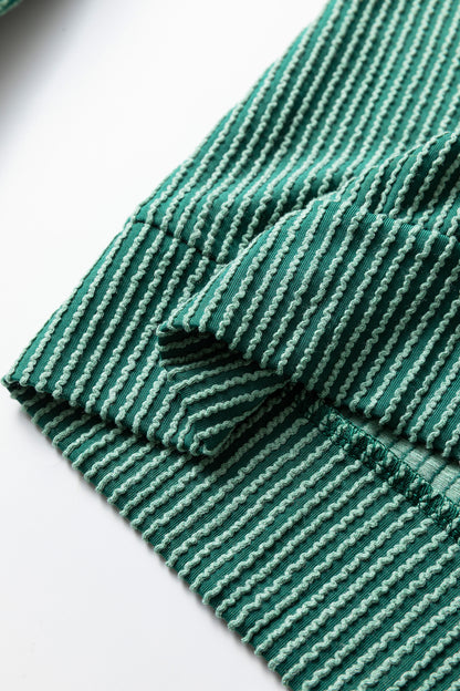 JOLLY Ribbed Knit Long Sleeve Top and Pants Set