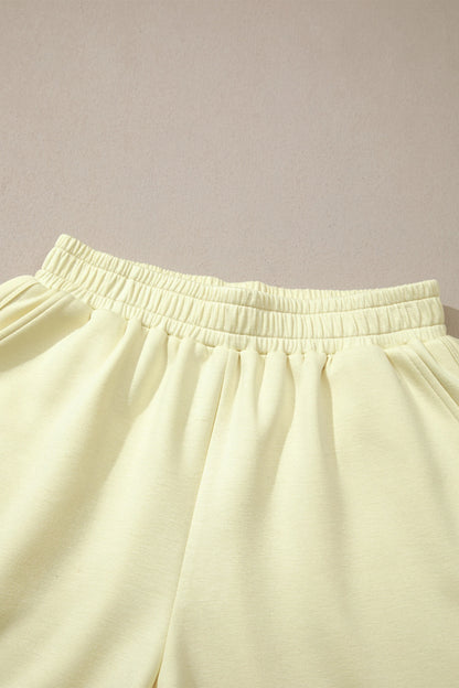 Oversized Two Piece Set Women Casual Tee Shorts Outfit