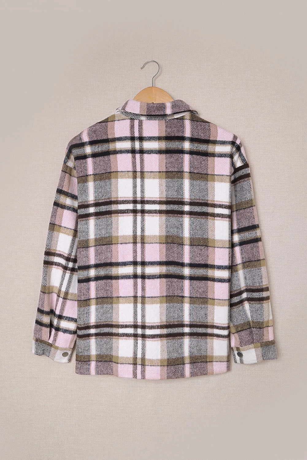 Plaid Button Down Oversized Shacket