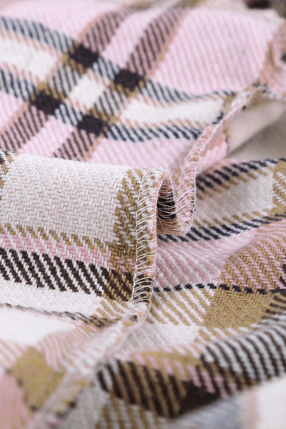 Plaid Button Down Oversized Shacket