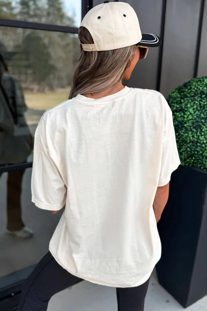 Sequin Back to School Game Day Football Graphic Tee