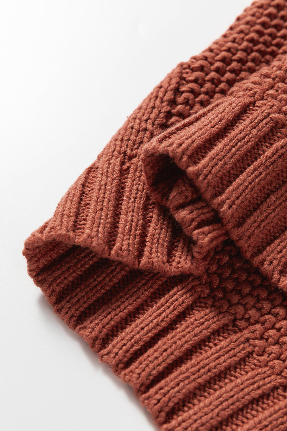 Redwood Chunky Cable Knit Slouchy Oversized Sweater