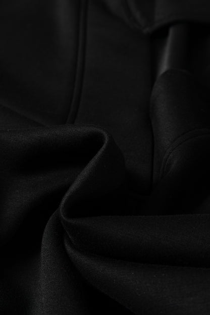 V Neck Collared Sweatshirt and Sweatpants Lounge Set