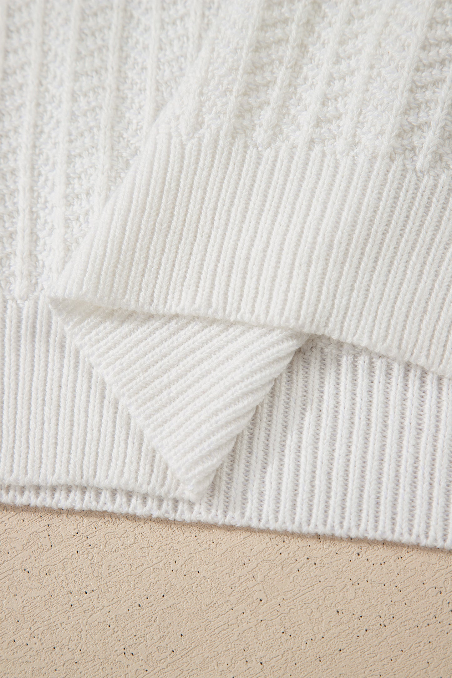 Lets Play Textured Knit Rugby Pattern Sweater Vest Game Day