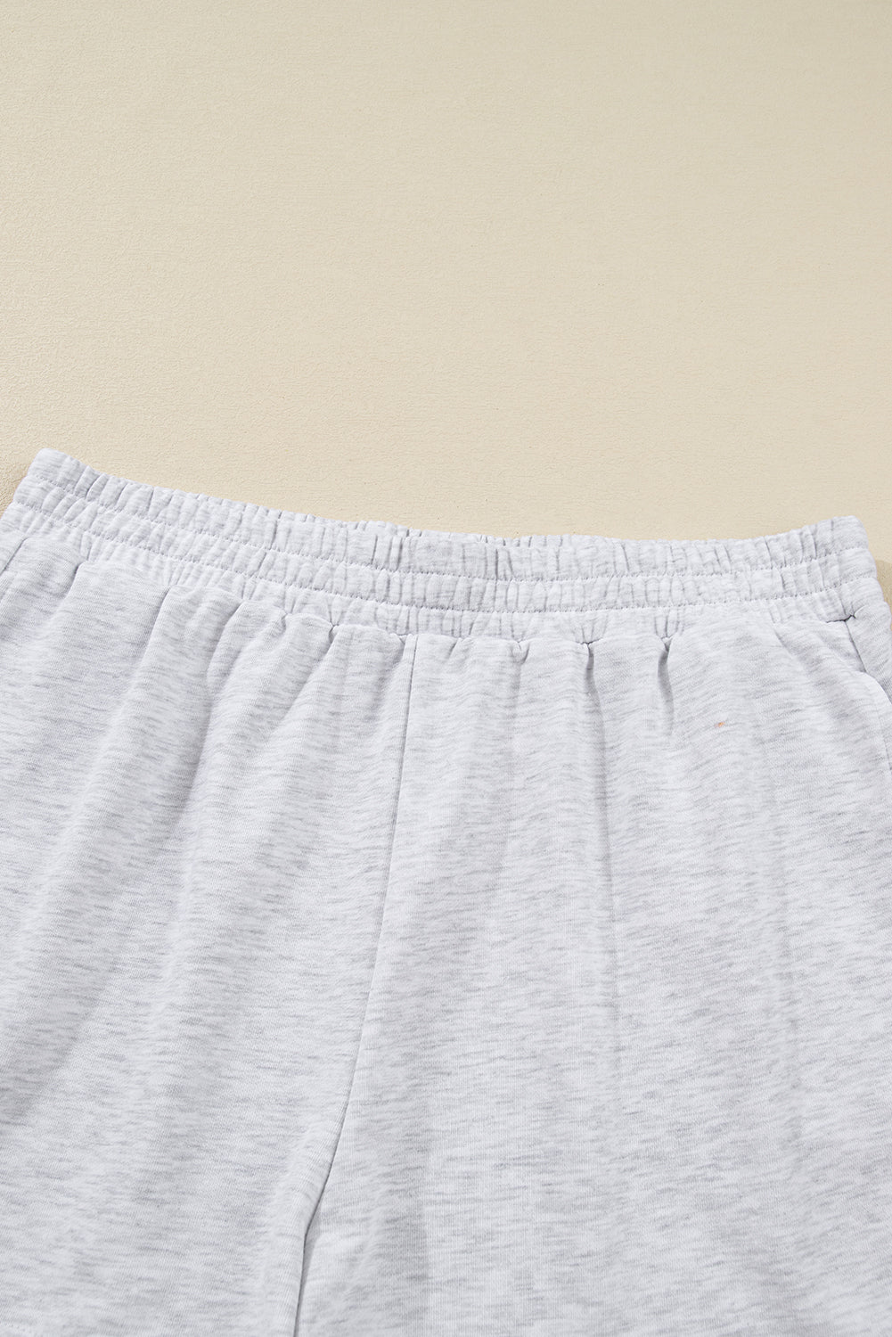 Bow Embroidered Pullover and Shorts Plus Size Set