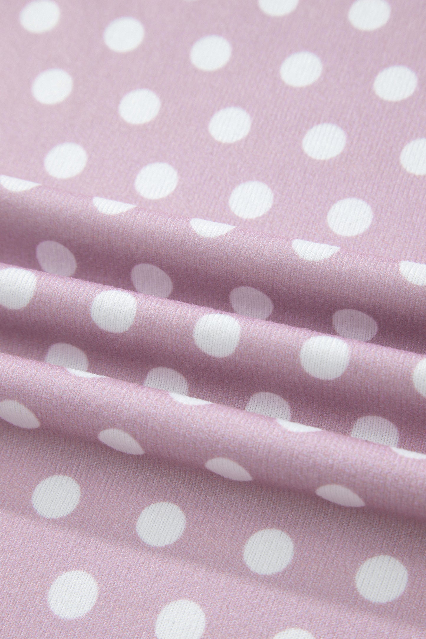 Polka Dot Lounge Short Set Casual Two Piece Outfit