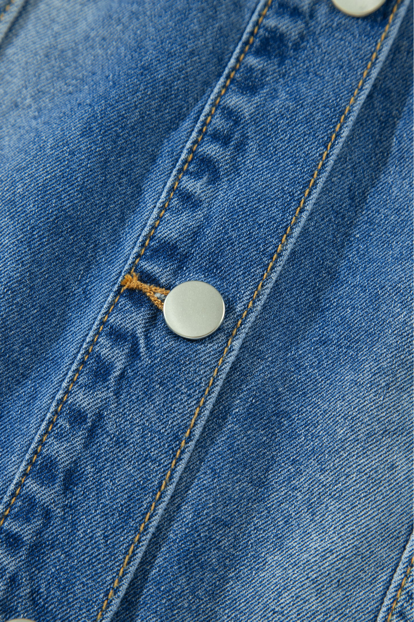 Ruffle Trim Raw Hem Half Sleeve Cropped Denim Jacket
