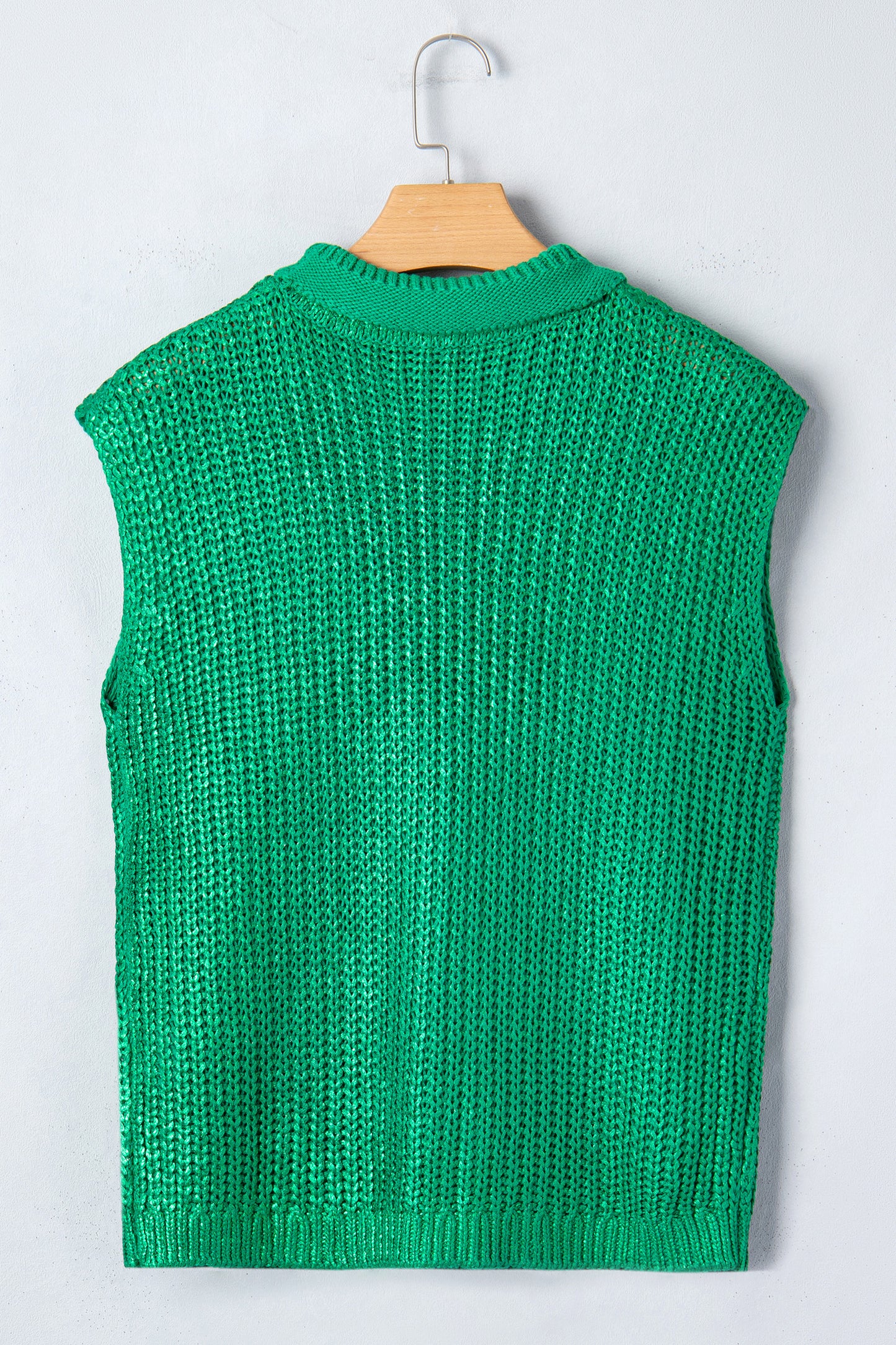 Mardi Gras Wisteria High Neck Knit Sweater Tee