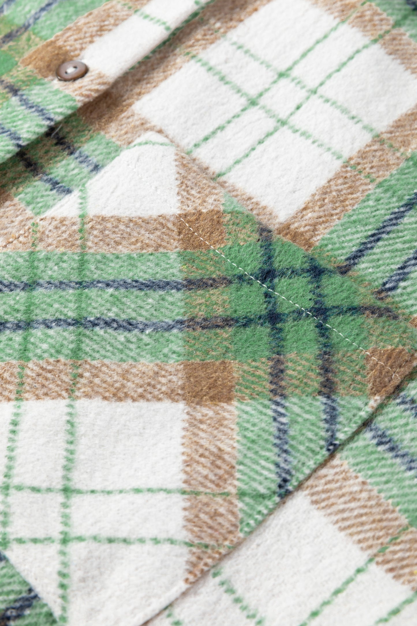 Christmas Plaid Button Down Flannel Shacket for Women