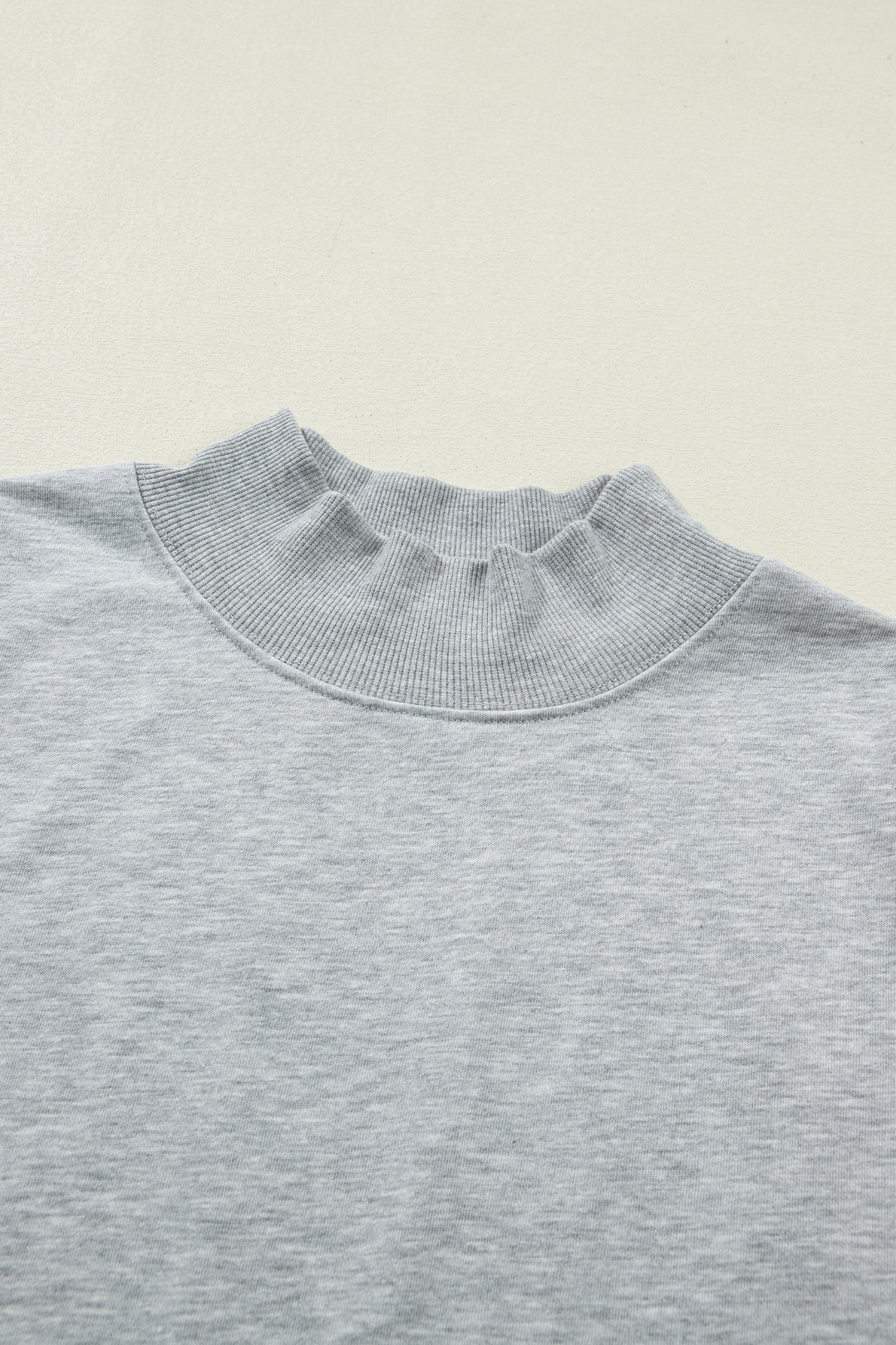 High Neck Cap Sleeve Loose Casual Top