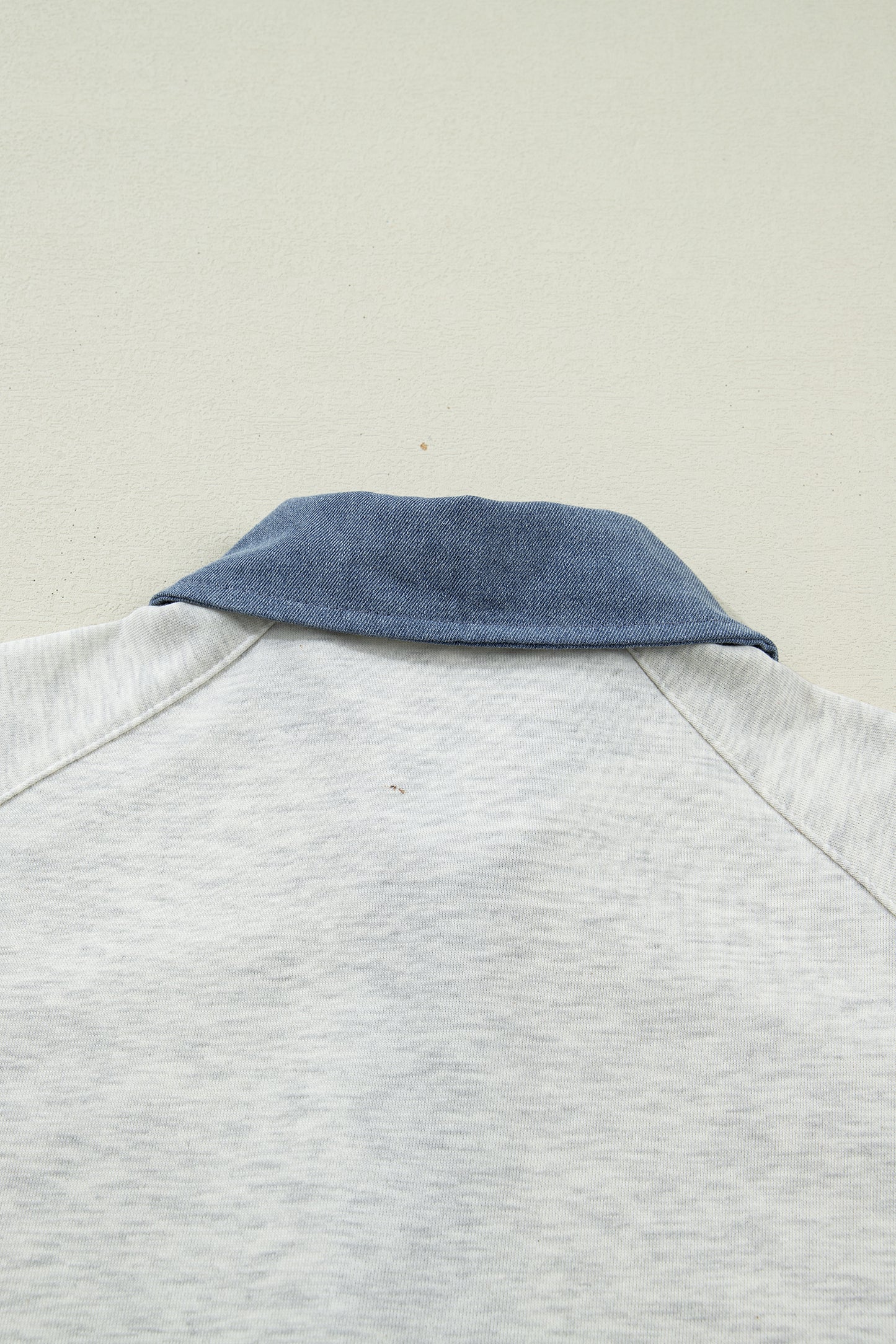 Color Block Polo Henley Button Short Sleeve Casual Top