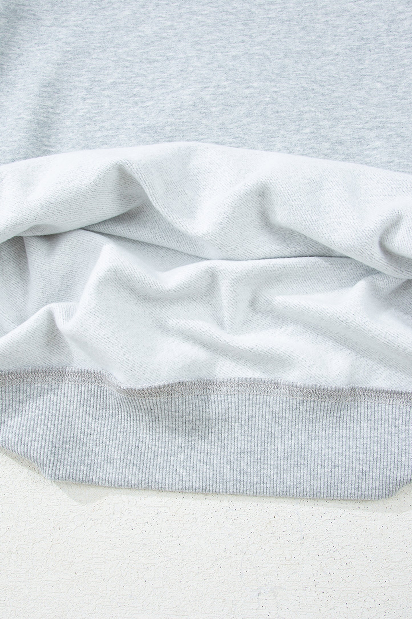 Oversized Mock Neck Sweatshirt Drop Shoulder Pullover