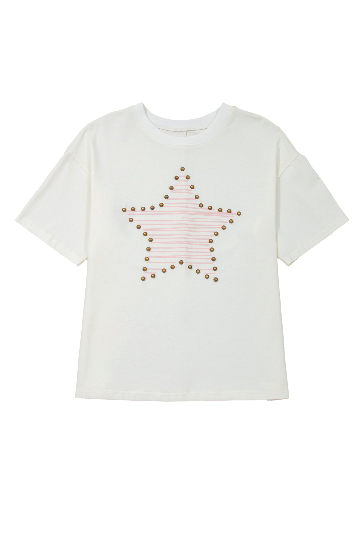 USA Star Graphic Tee Flag Day Independence Day Top