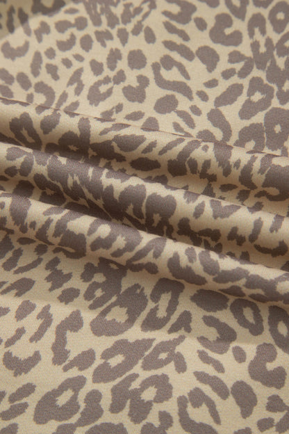 Leopard Star Patch Studded Oversized Western Graphic Tee