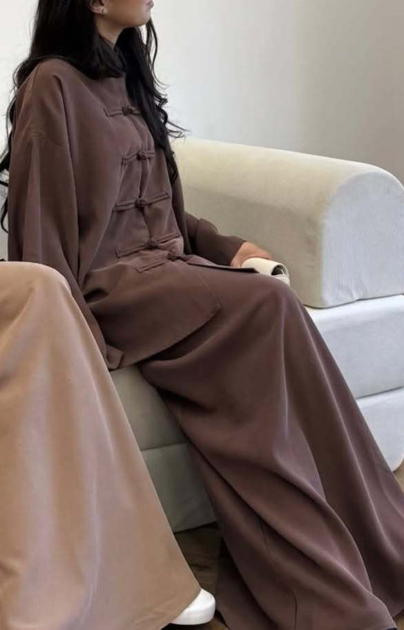 Modest Two Piece Set Blouse and Maxi Skirt