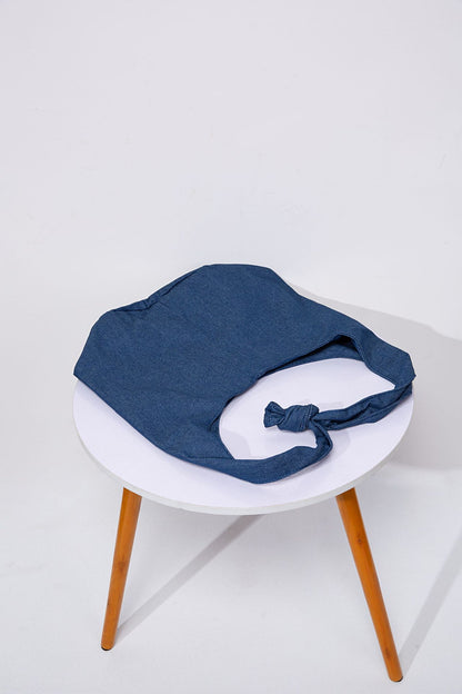 Vintage Denim Canvas Shoulder Tote Bag for Women