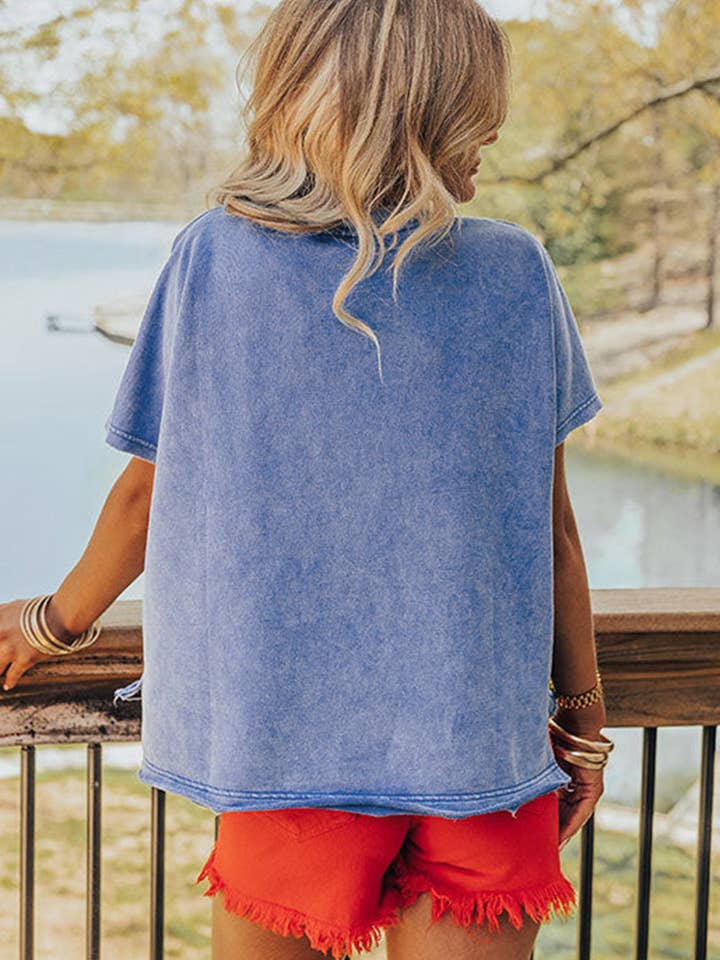 USA Patriotic 4th of July Flag Day Graphic Tee