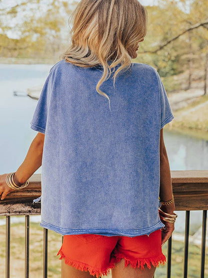 USA Patriotic 4th of July Flag Day Graphic Tee